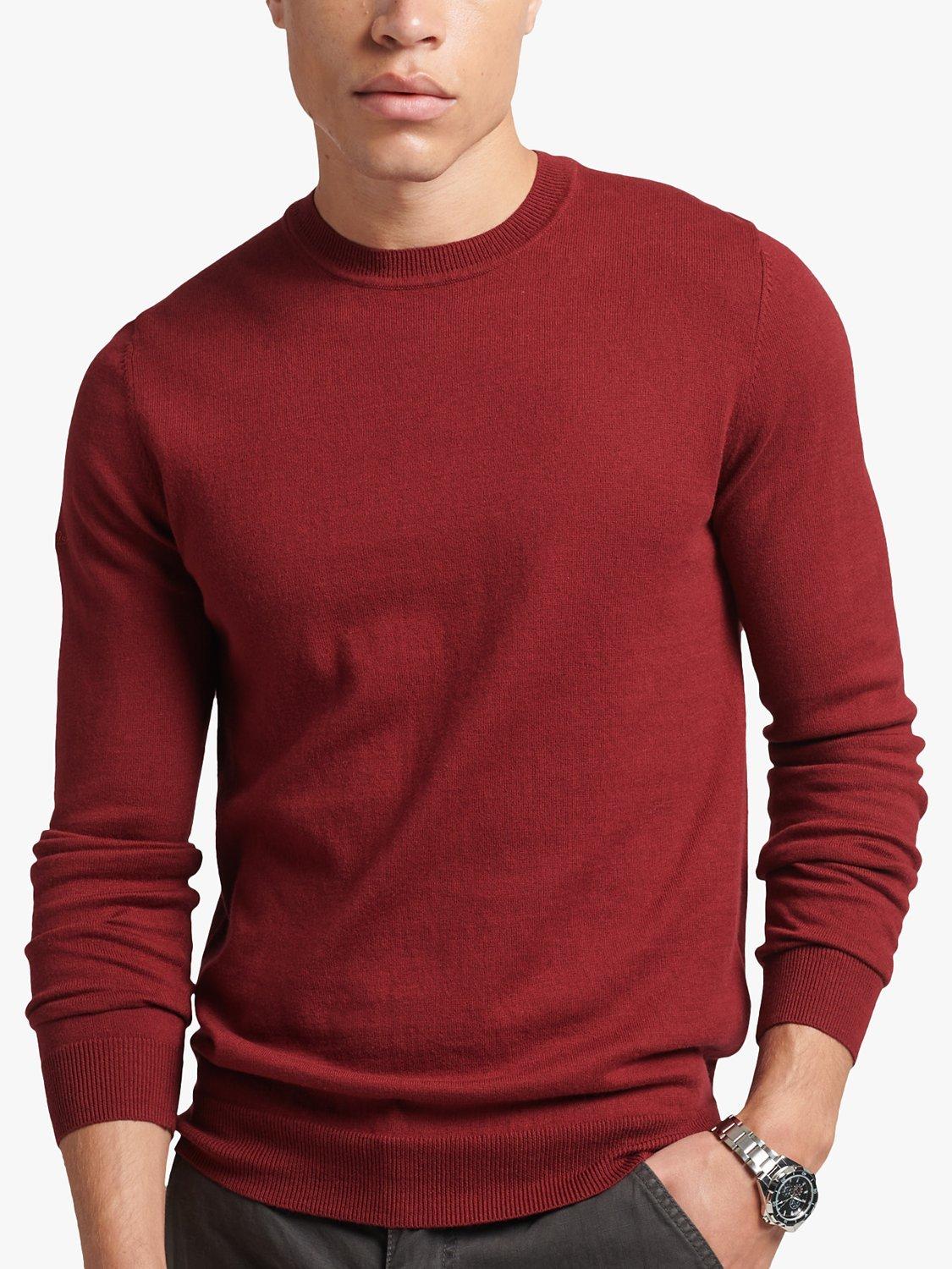 Superdry Organic Cotton Cashmere Mix Crew Jumper
