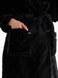 Pretty You London Cloud Hooded Robe, Black