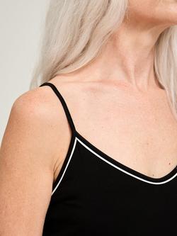 Pretty You London Bamboo Chemise Nightdress - view 2, Black