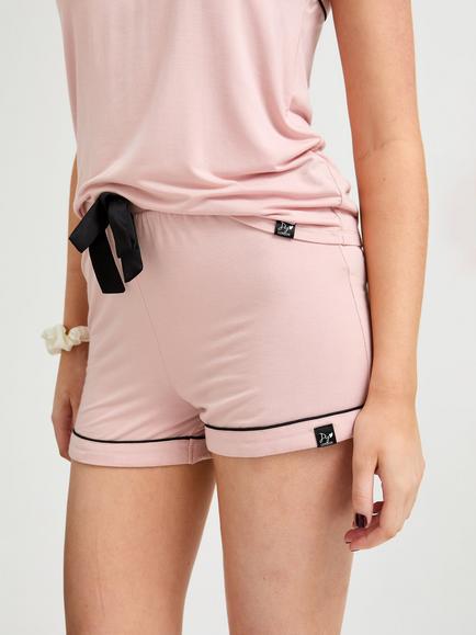Pretty You London Bamboo Cami Short Pyjama Set - view 2, Pink