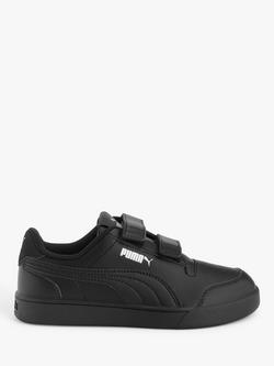 PUMA Kids' Shuffle Riptape Trainers, Black