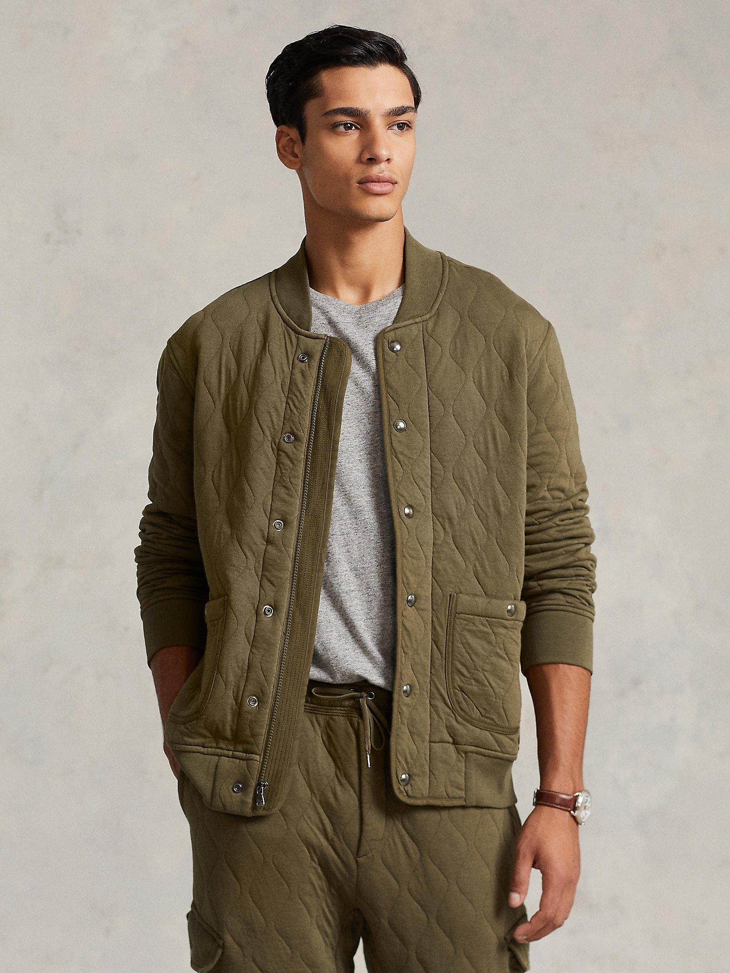 Polo Ralph Lauren Quilted Bomber Jacket, Olive