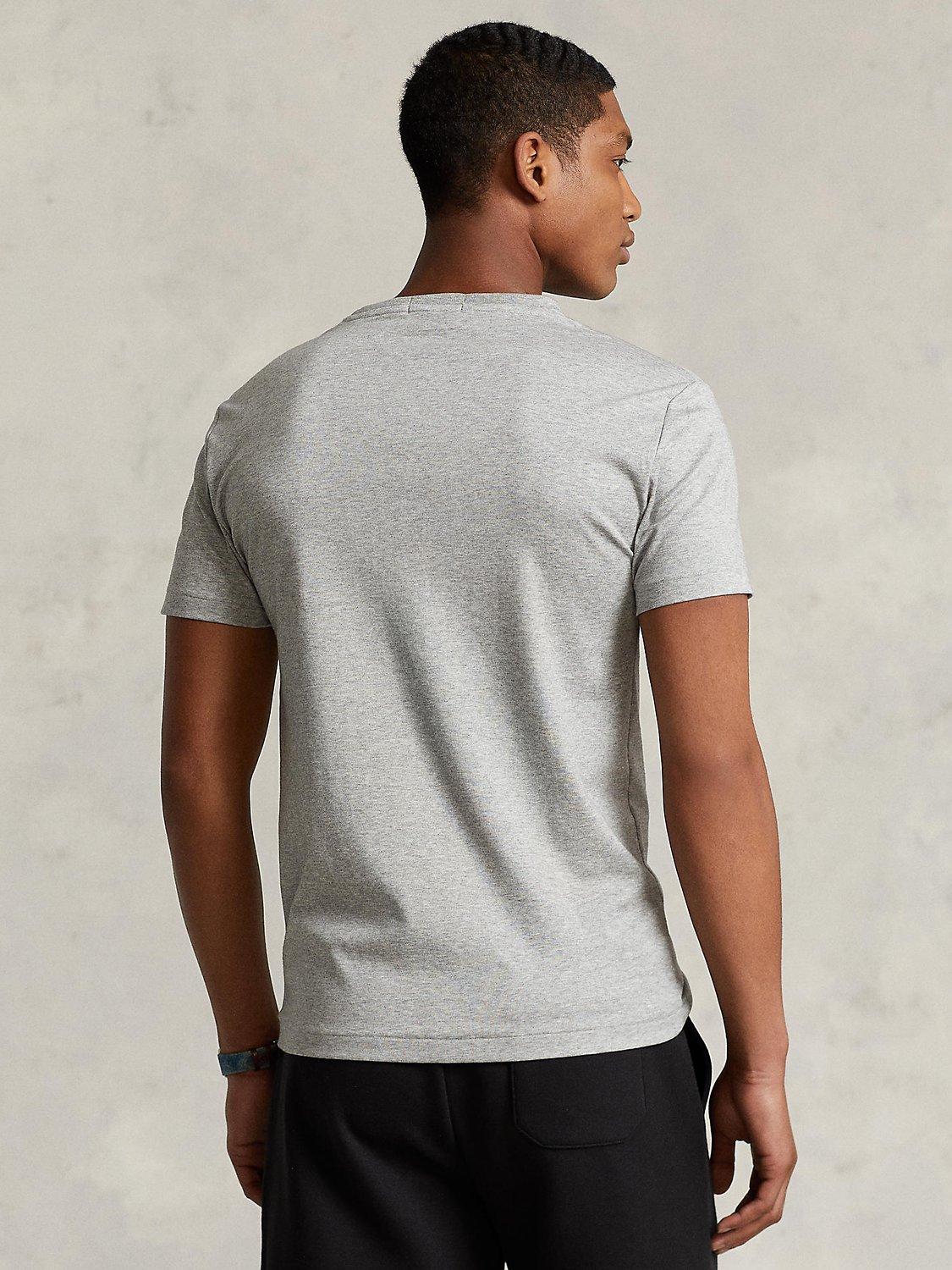 Product image 2 of 5, which shows Polo Ralph Lauren Short Sleeve Custom Fit Crew Neck T-Shirt, C012, S