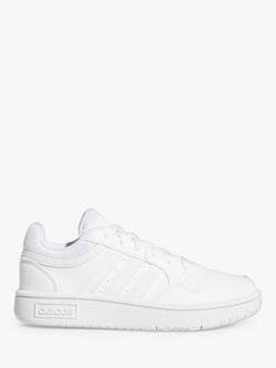adidas Kids' Hoops Trainers, Cloud White/Cloud White/Cloud White