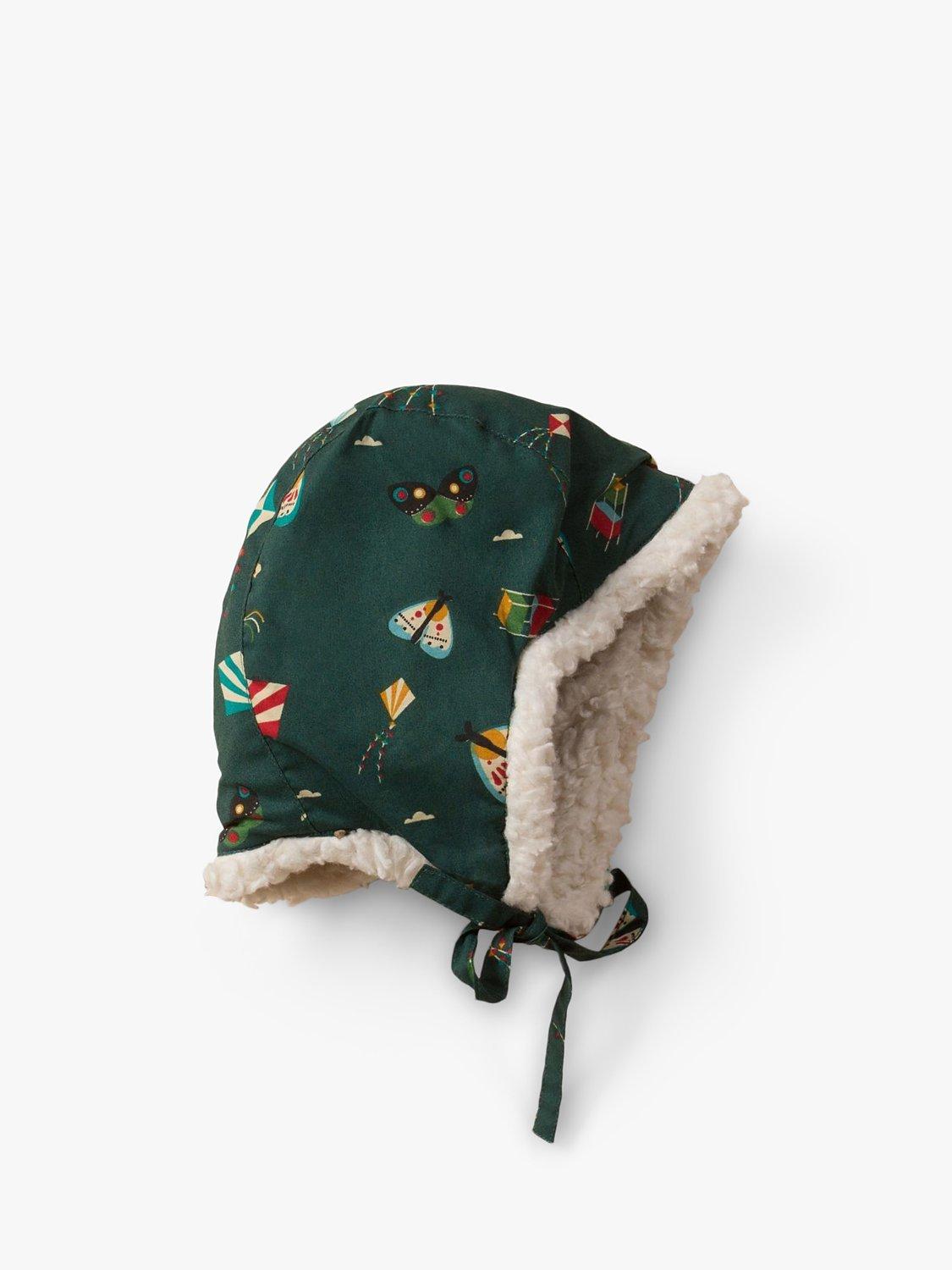 Little Green Radicals Baby Kites Sherpa Hat, Blue