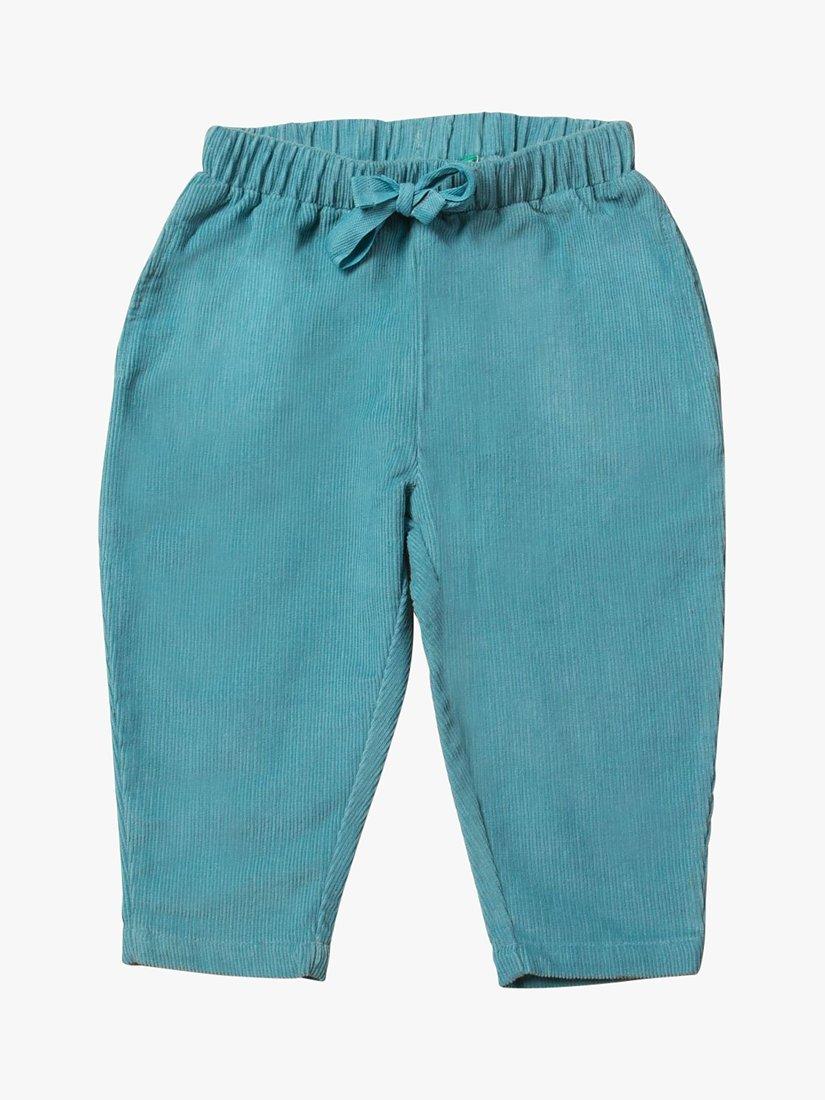 Little Green Radicals Baby Pull On Corduroy Trousers, Blue