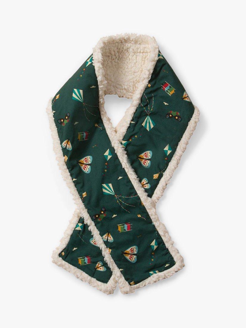 Little Green Radicals Baby Kites Sherpa Scarf, Blue
