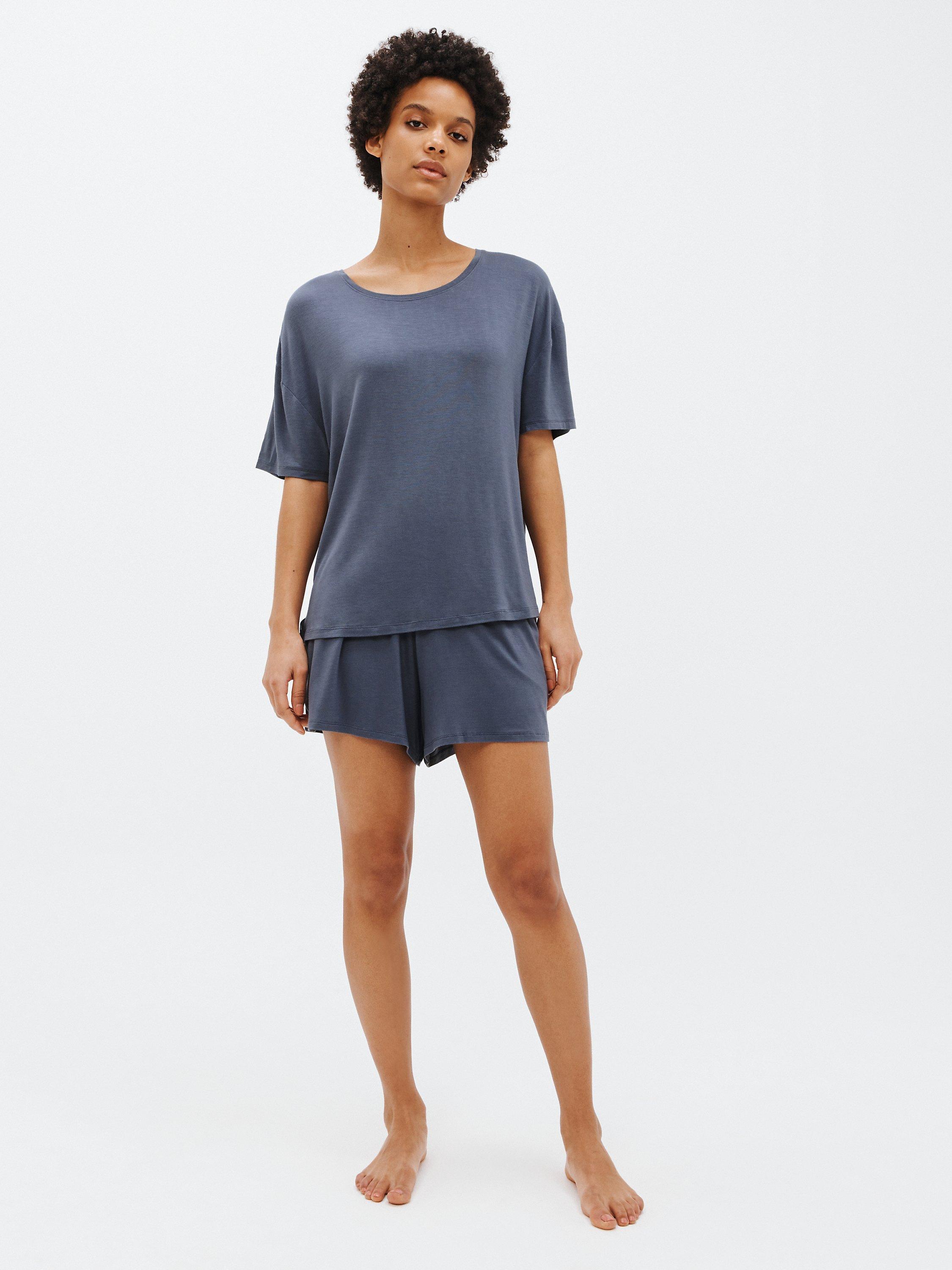 John Lewis ANYDAY Zara Shorty Pyjama Set, Grisailles