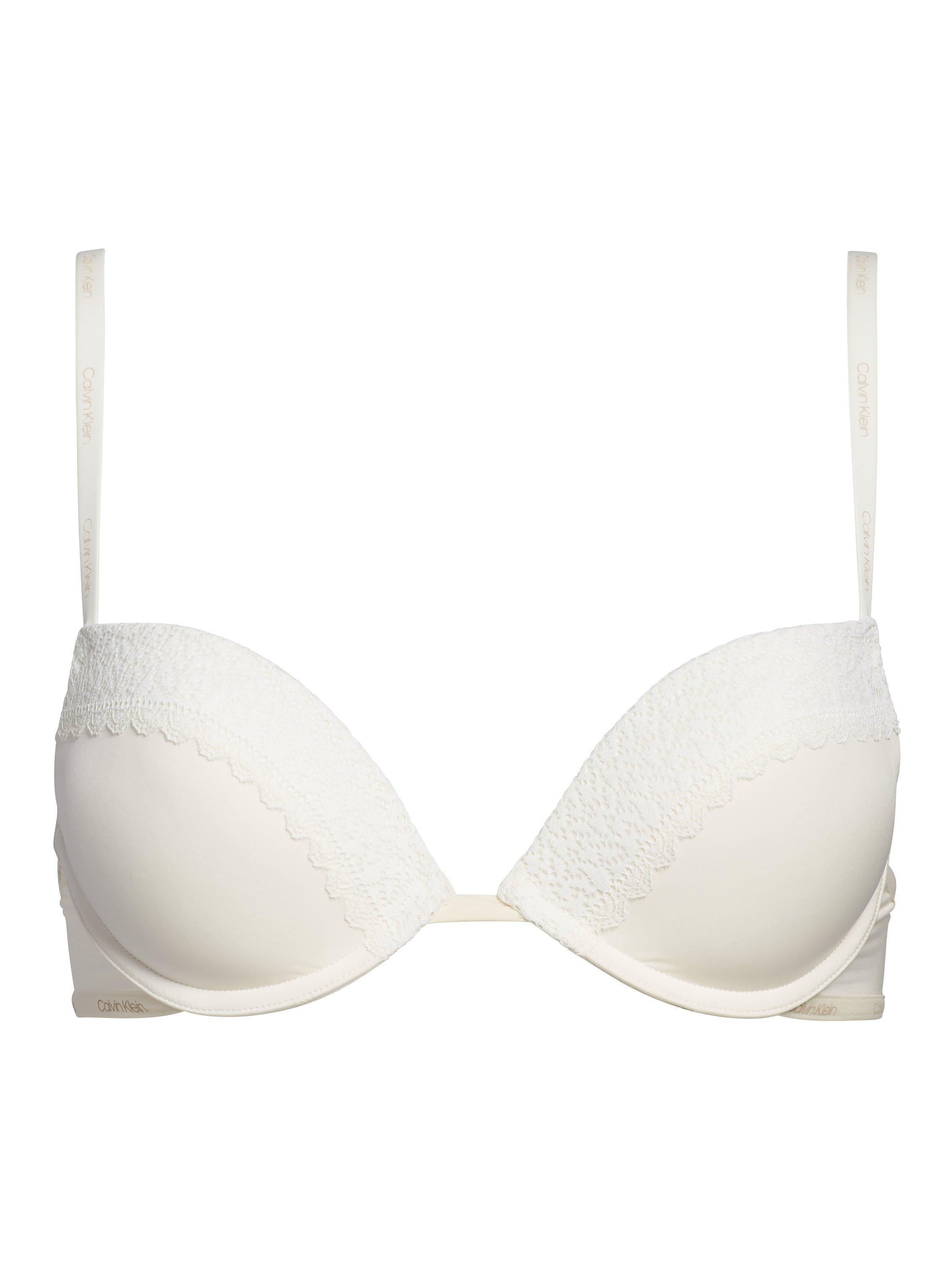 Calvin Klein Flirty Push Up Bra, Ivory