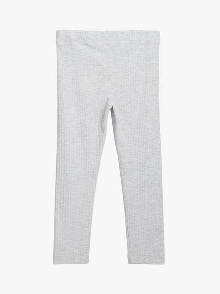 Whistles Ribbed Leggings, Grey - view 2, Grey
