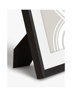 John Lewis Isla Photo Frame & Mount, FSC-Certified (Oak Wood) - view 2, Black