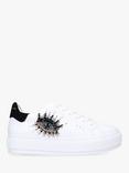 Kurt Geiger London Laney Eye Leather Trainers, White