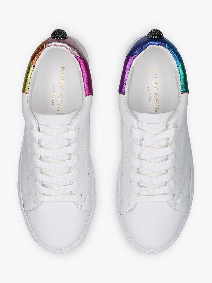 Kurt Geiger London Laney Eagle Leather Trainers Multi