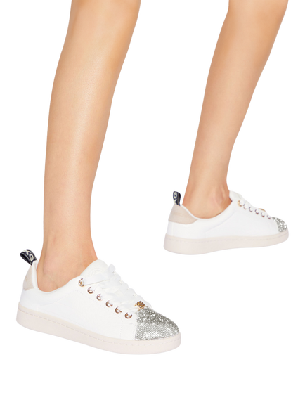 KG Kurt Geiger Liza2 Trainers, Silver - view 2, Silver