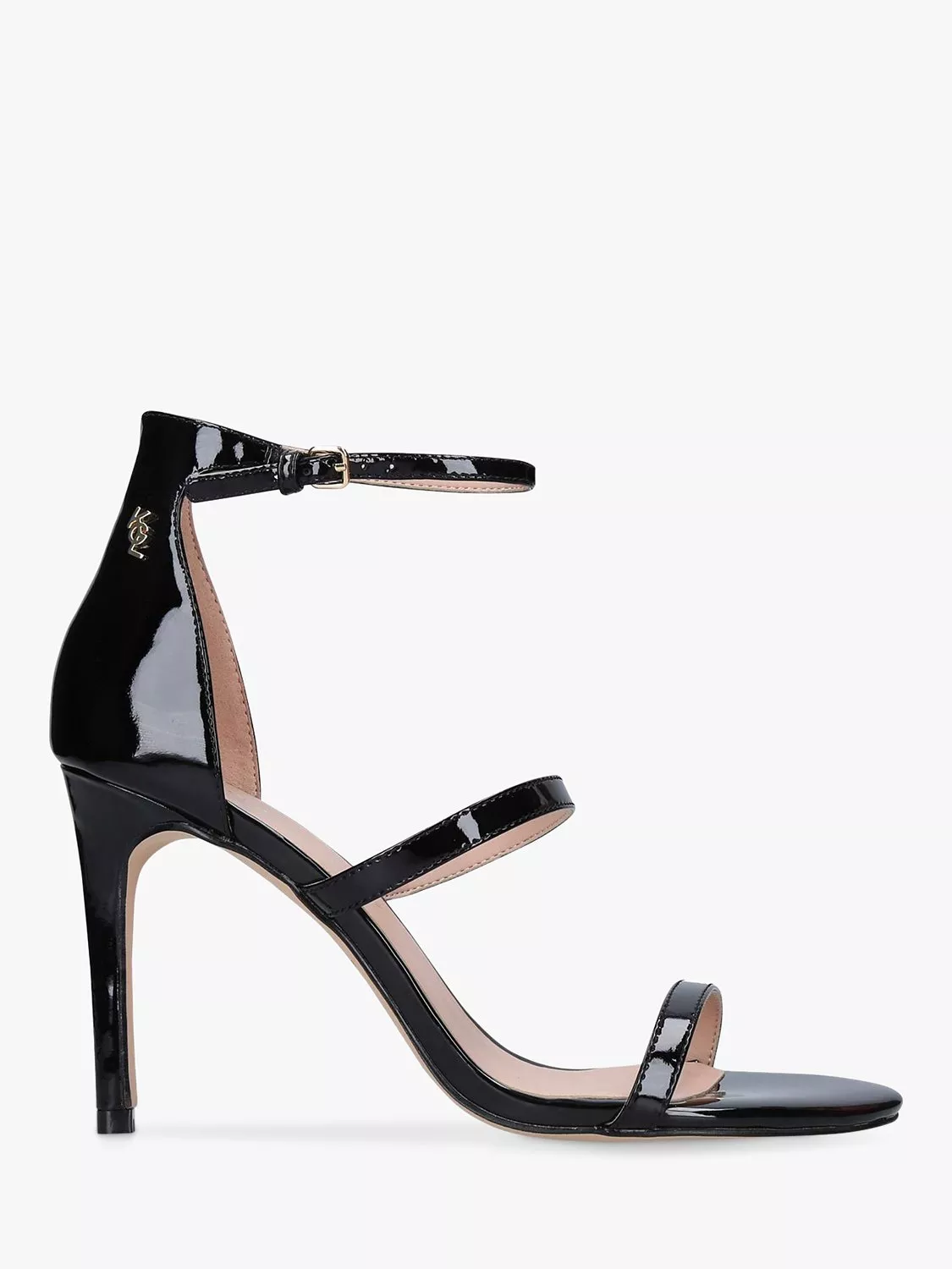 Kurt geiger black patent heels on sale