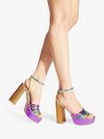 Kurt Geiger London Pierra Leather Platform Sandals, Multi