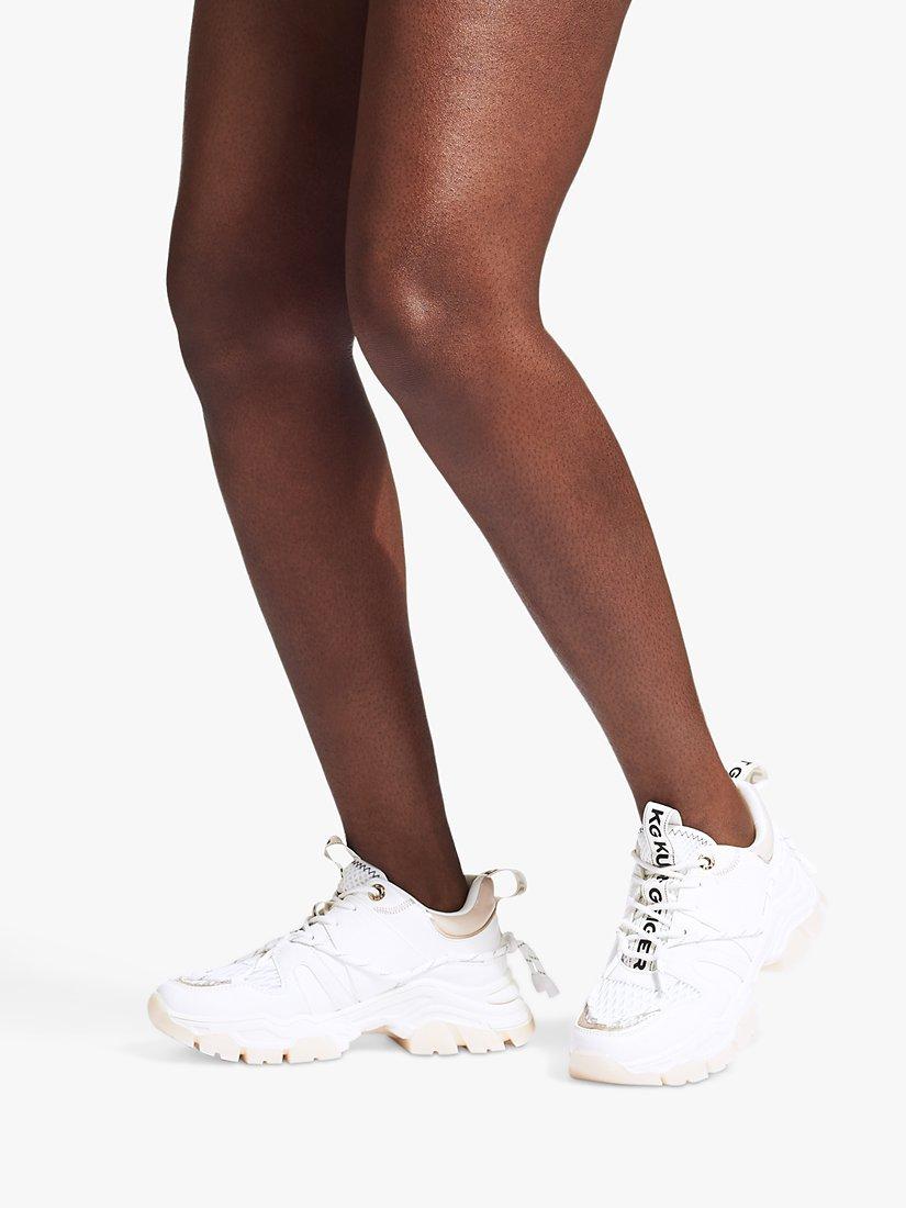 Product image 2 of 5, which shows KG Kurt Geiger Limitless2 Trainers, White, 3