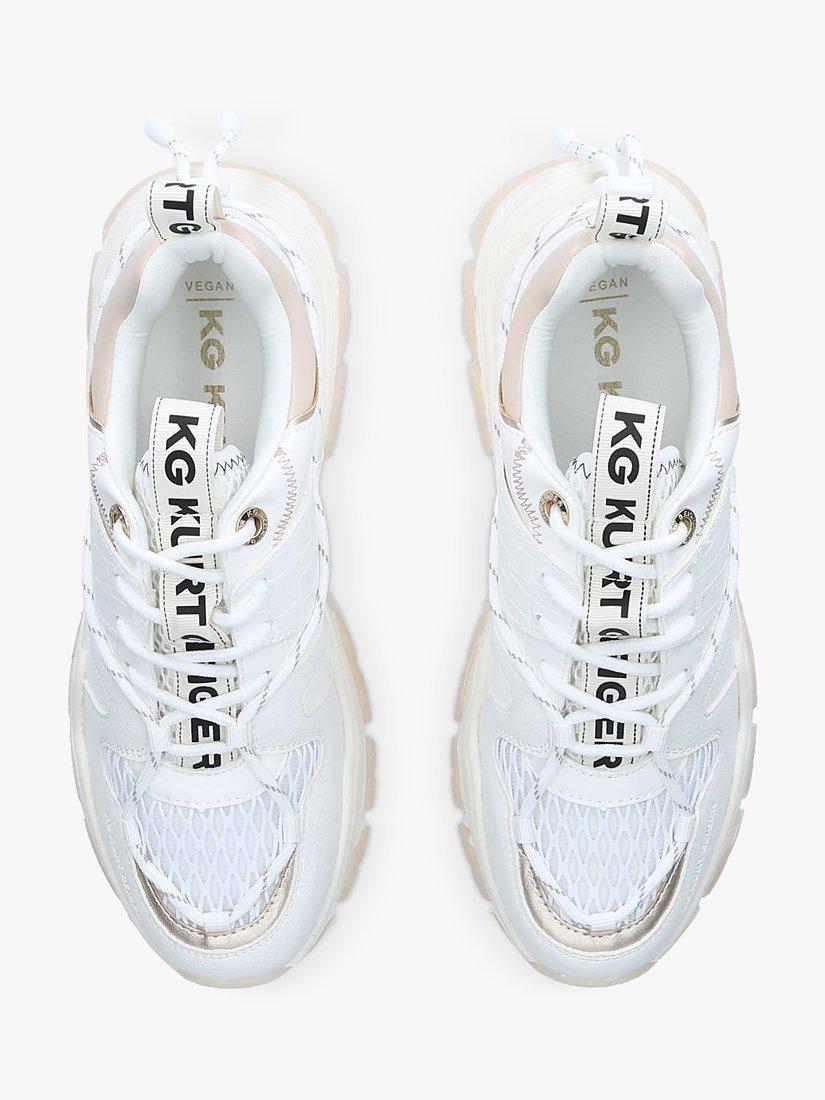 Product image 5 of 5, which shows KG Kurt Geiger Limitless2 Trainers, White, 3