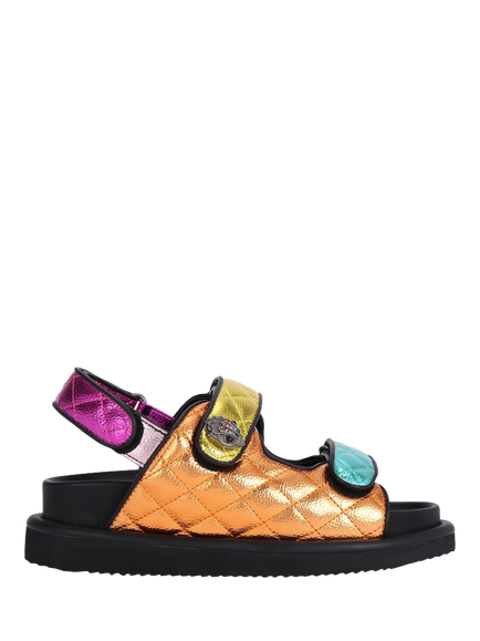Kurt Geiger London Orson Quilted Sandals, Multi