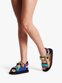 Kurt Geiger London Orson Quilted Sandals - view 2, Multi