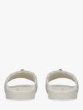 Kurt Geiger London Meena Eagle Quilted Slider Sandals, Natural Putty