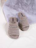 Pretty You London Frankie Slippers, Mink