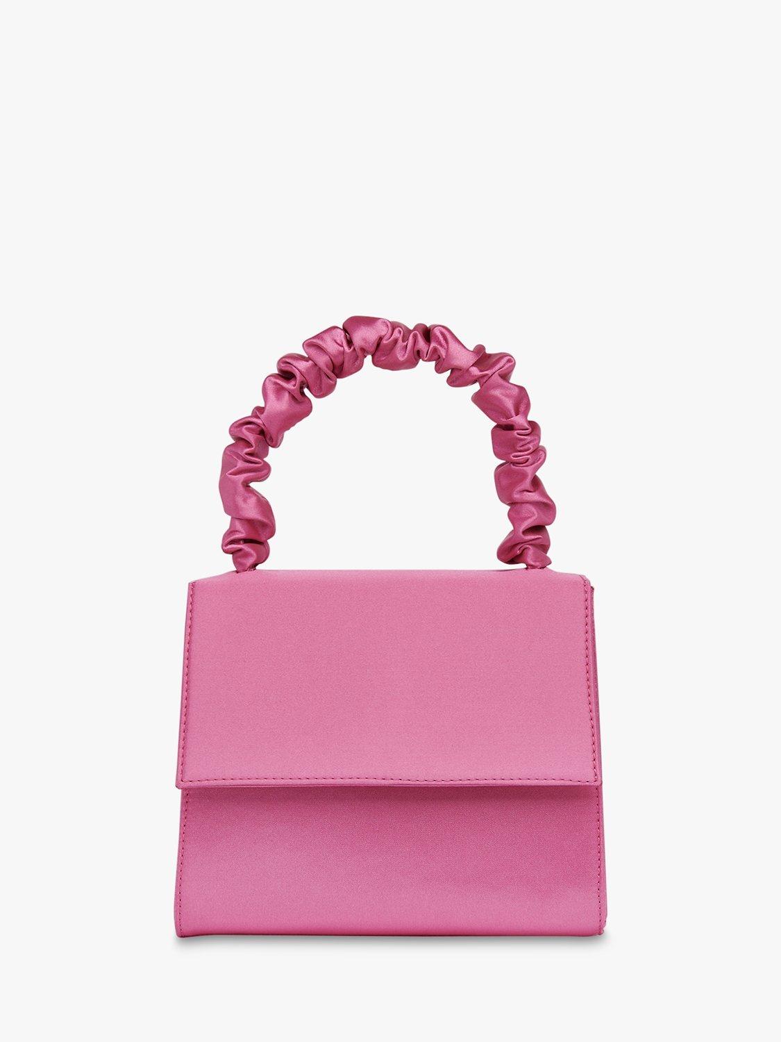 Whistles Payton Satin Grab Bag, Pink
