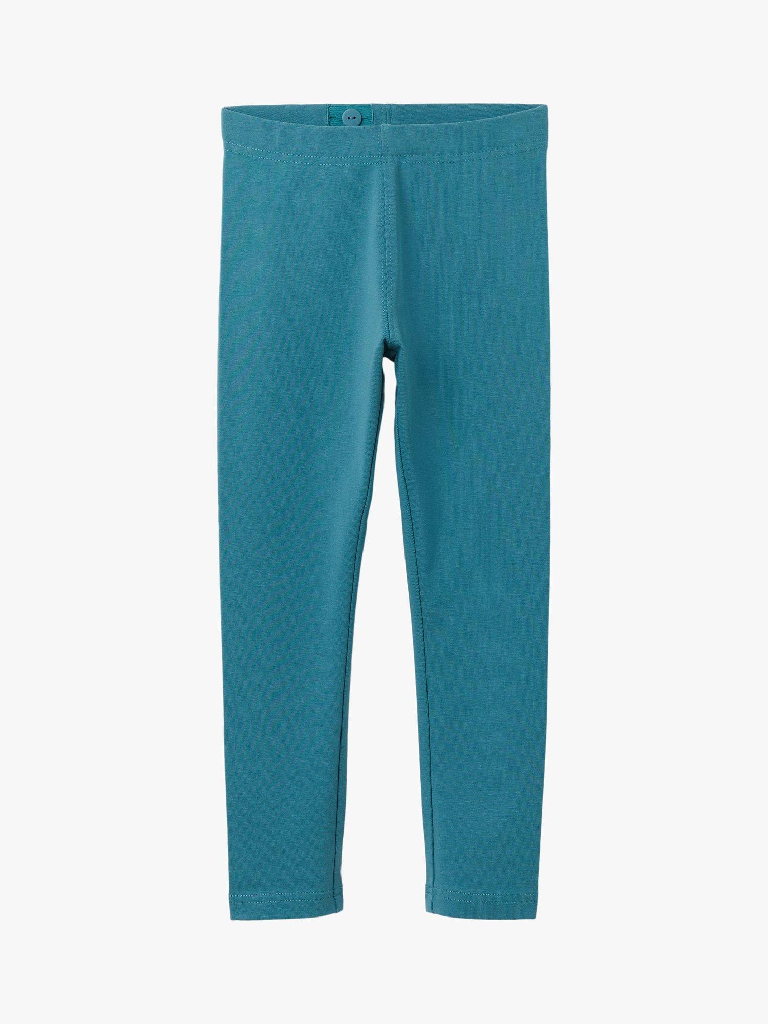 Polarn O. Pyret Baby GOTS Organic Cotton Leggings, Blue