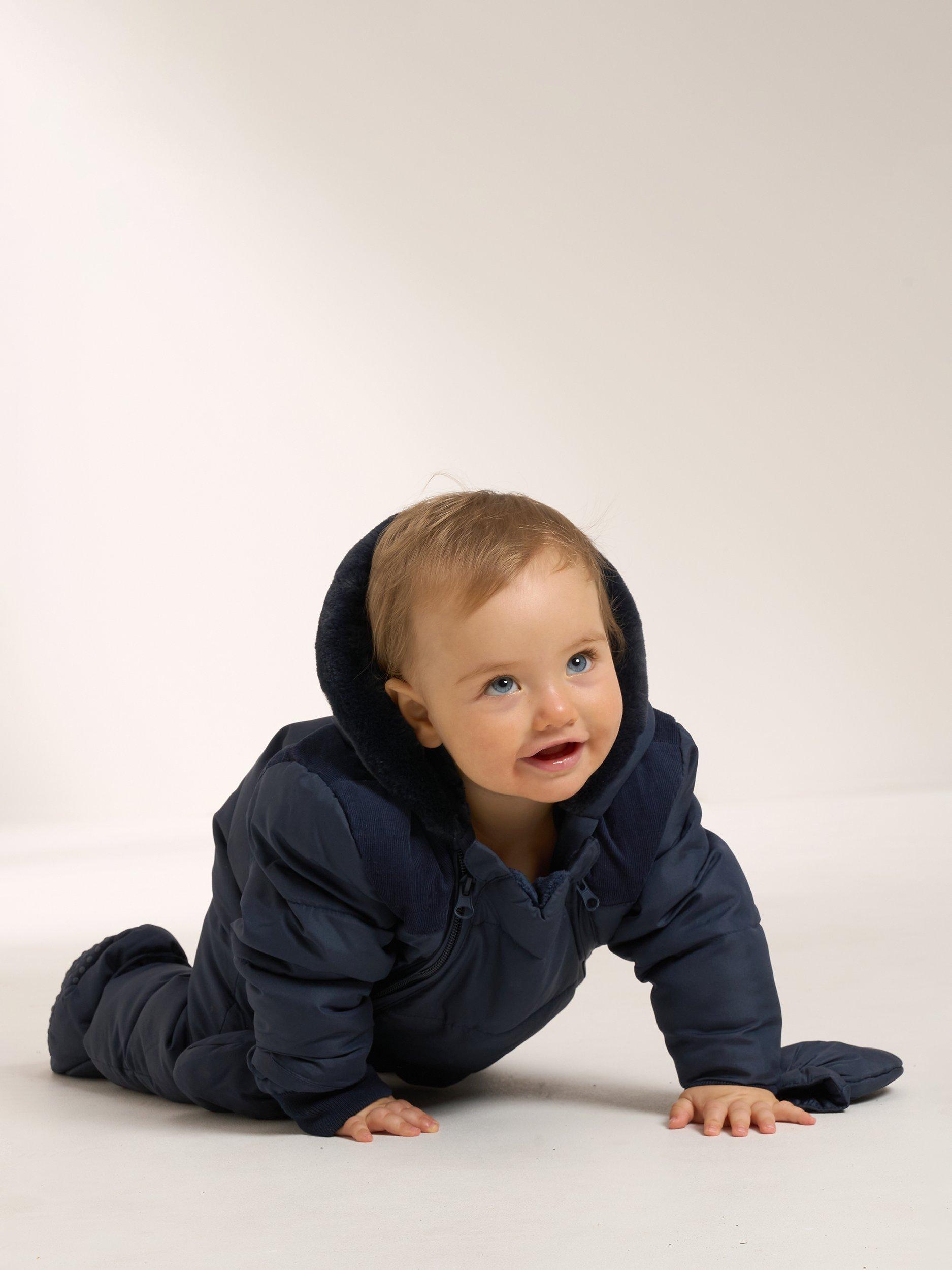 Furry baby snowsuit best sale