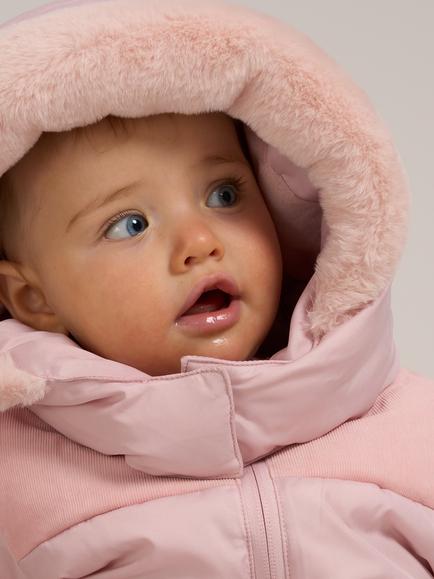 Truly Baby Padded Coat - view 2, Blush