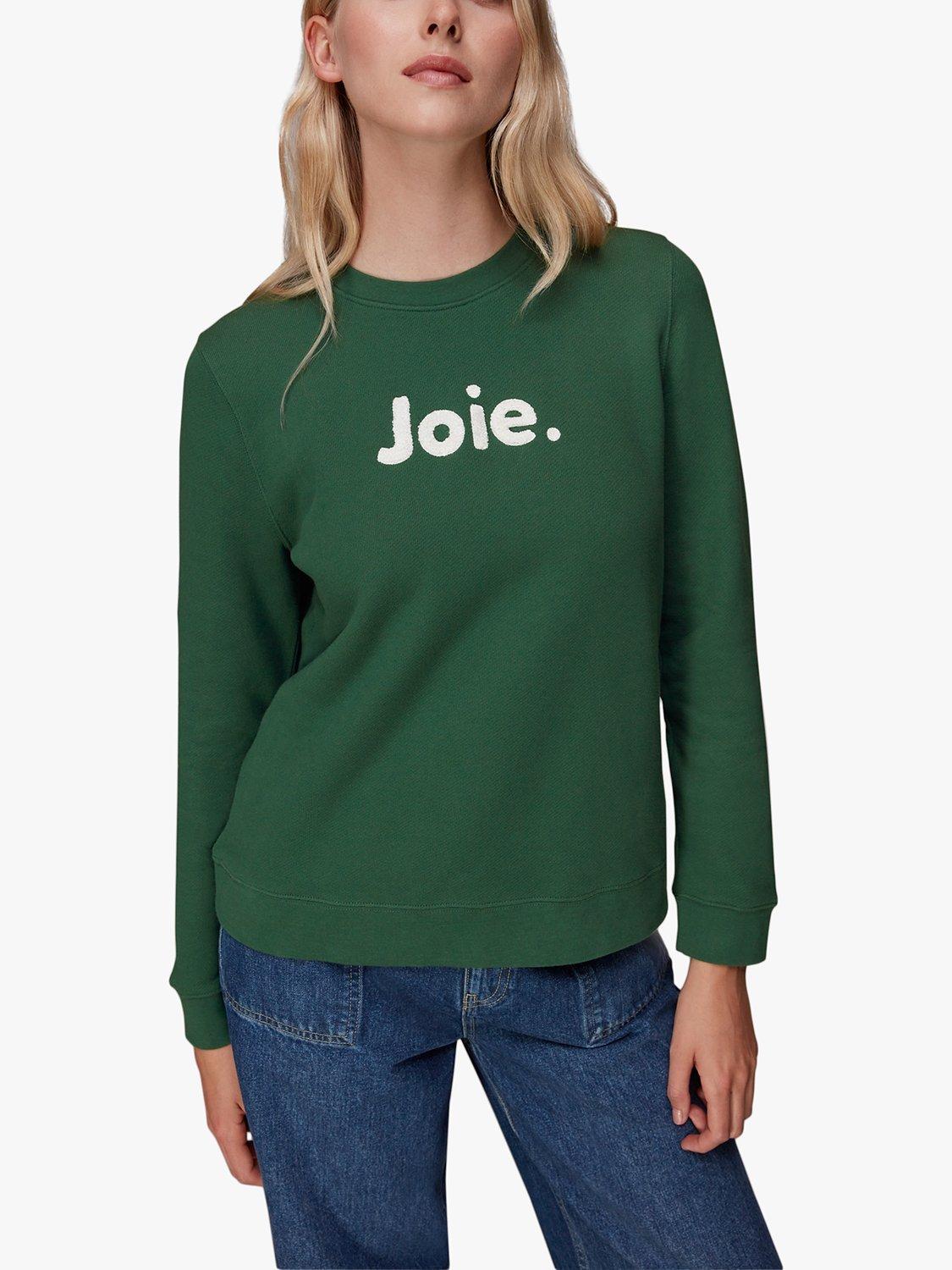 Whistles Joie Logo Sweatshirt, Dark Green