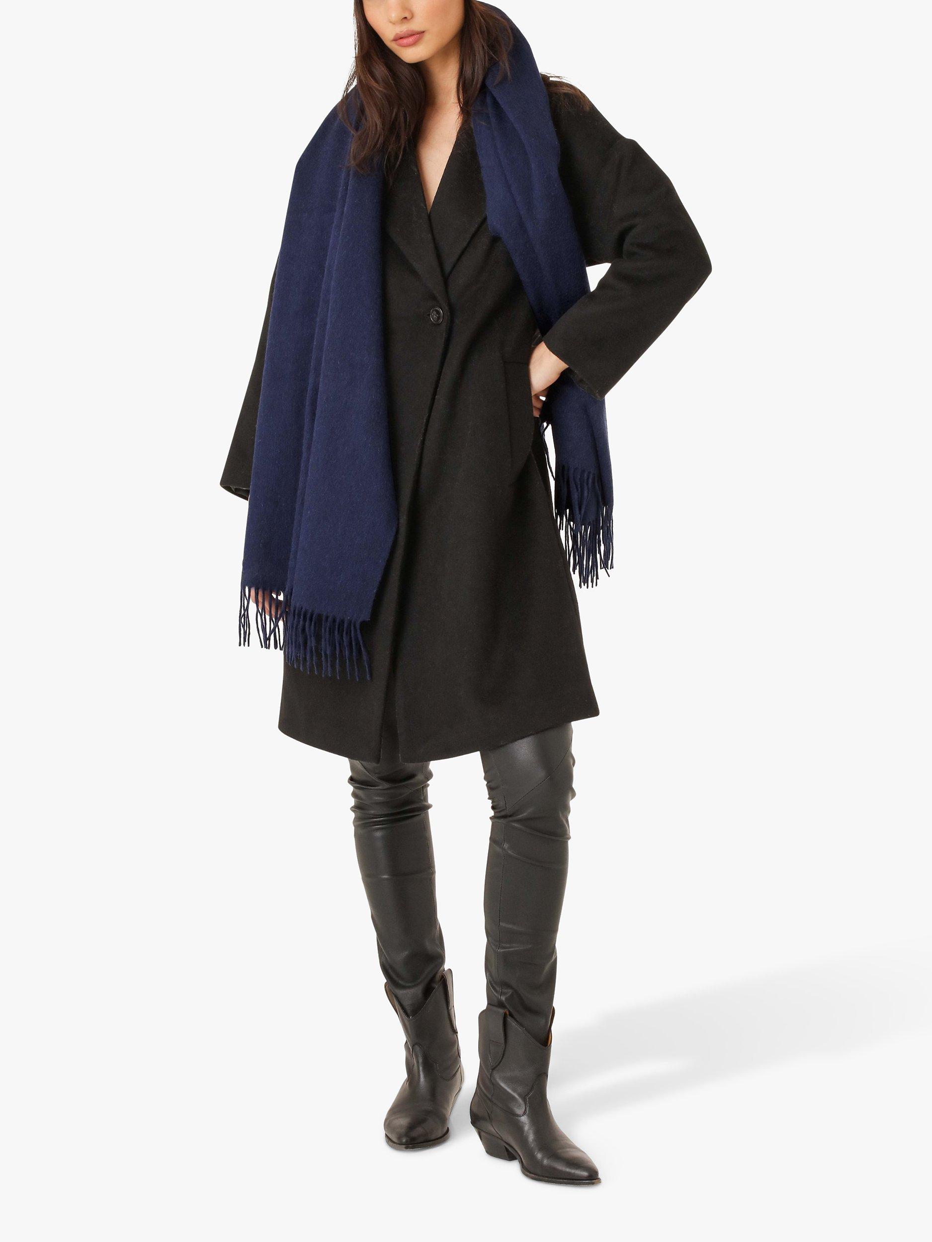 Unmade Copenhagen Cecilie Scarf, Navy, One Size