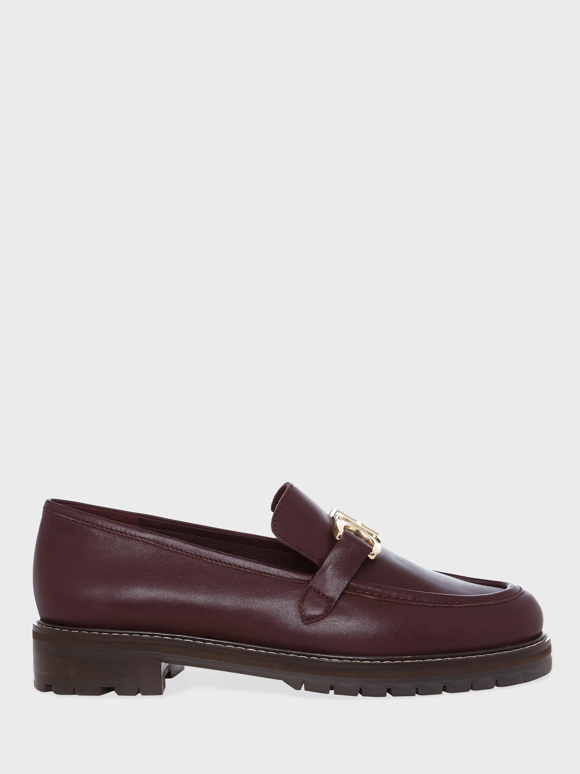 Hobbs Peyton Leather Loafers, Oxblood