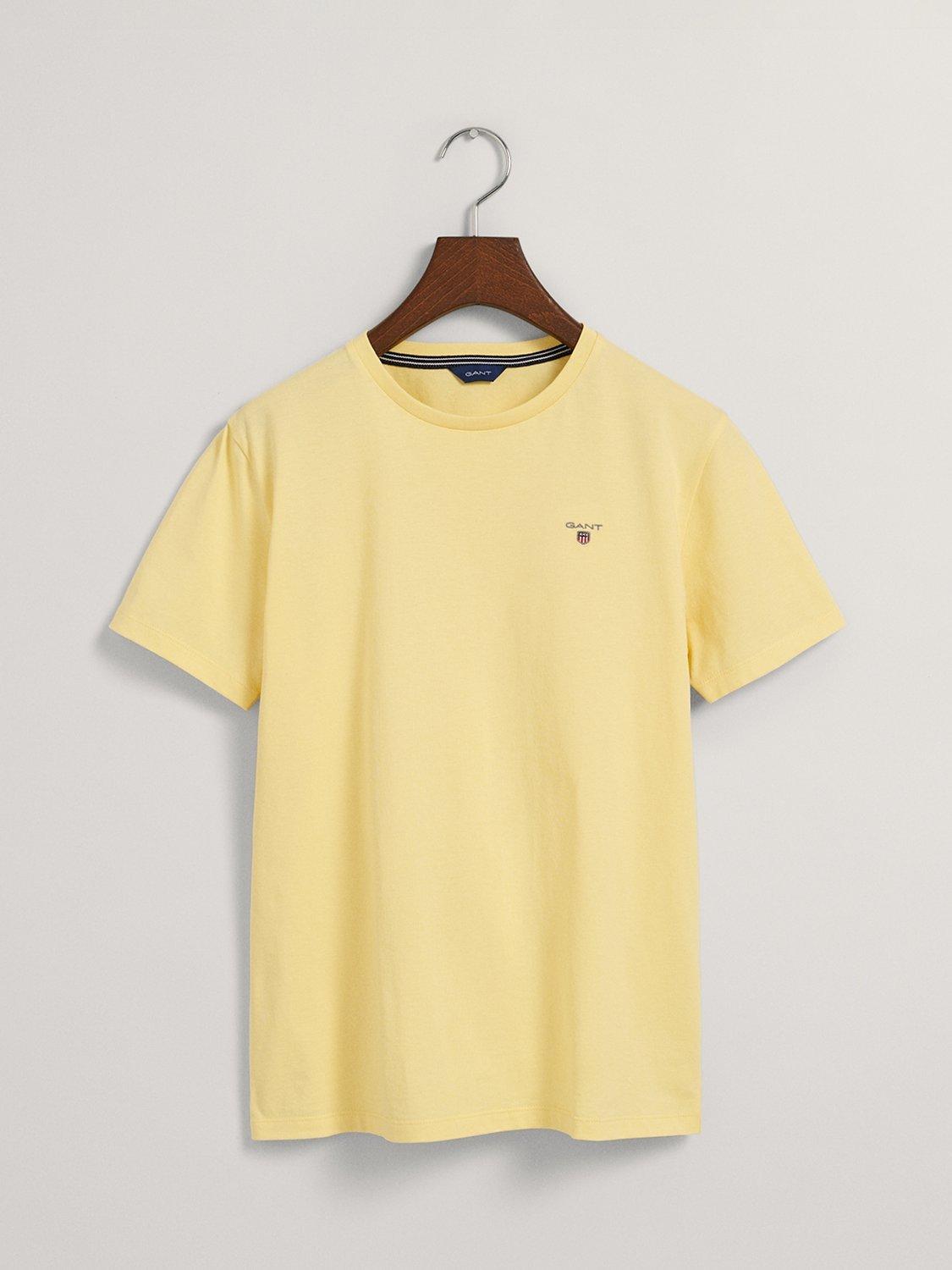 GANT Kids' Original Short Sleeved T-Shirt, Lemon