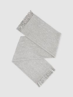 Reiss Picton Wool Rich Scarf, Soft Grey