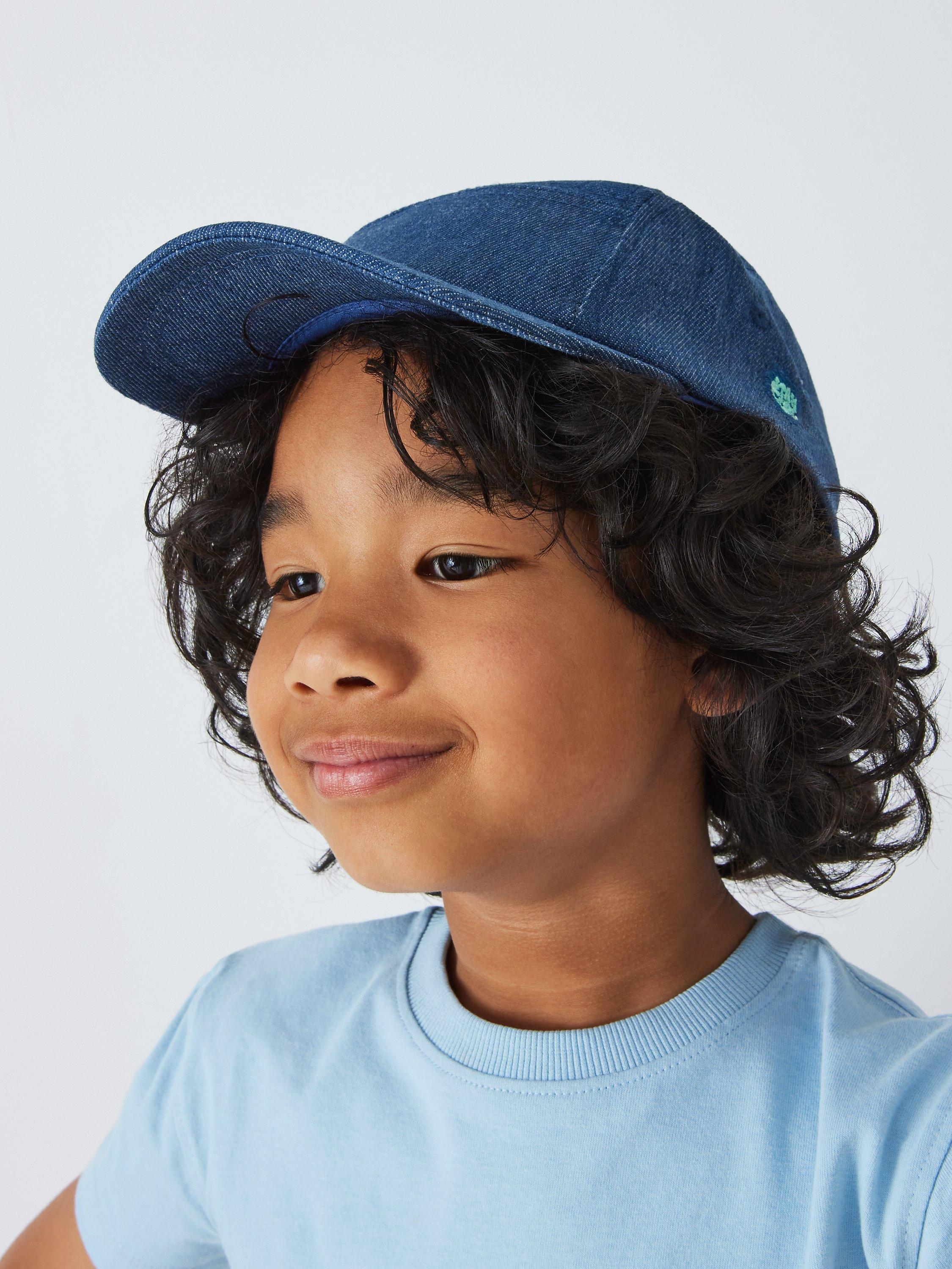 John Lewis Kids' Denim Cap, Navy