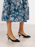 John Lewis Greece Kitten Heel Slingback Court Shoes