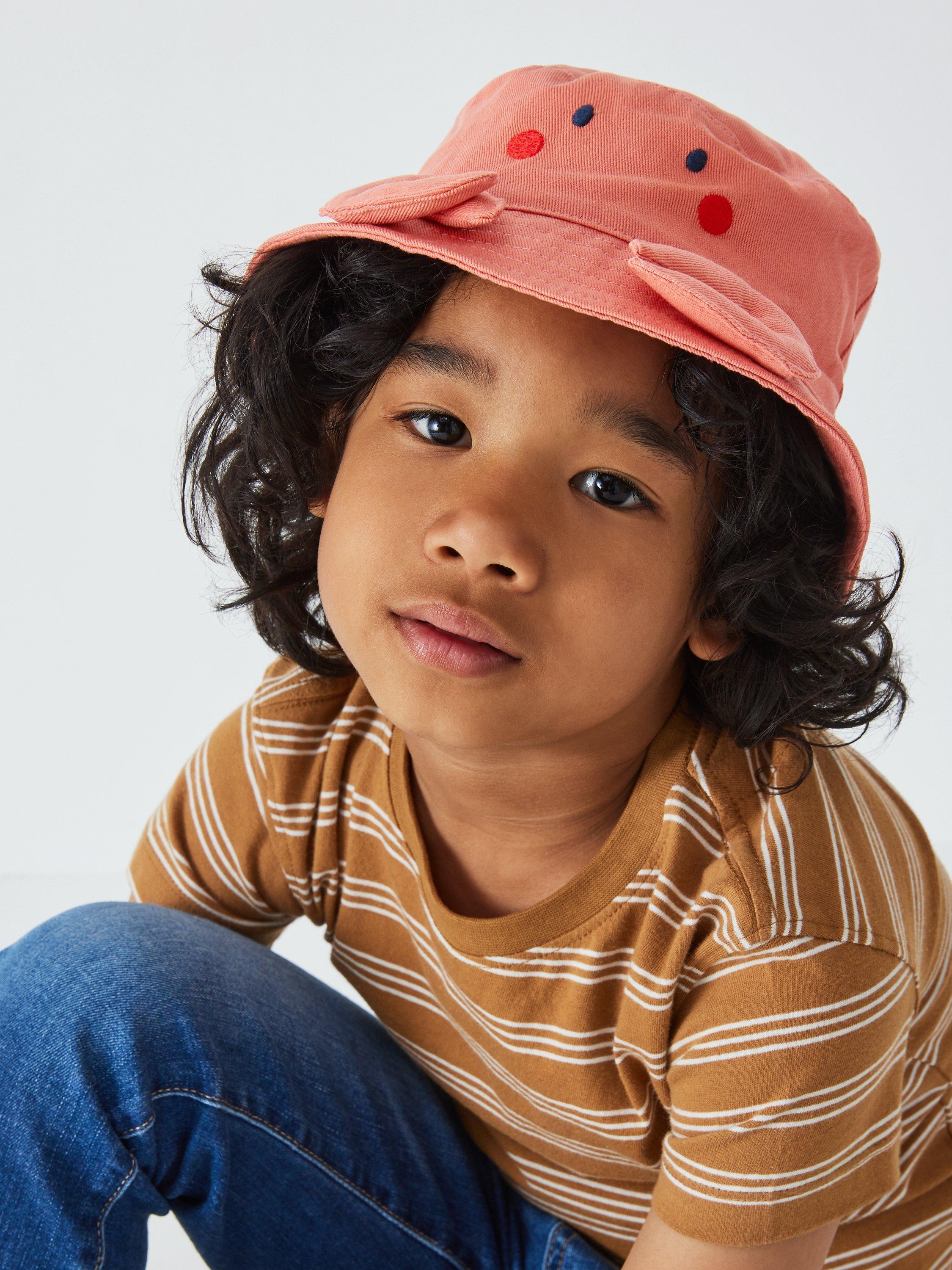 John Lewis Kids' 3D Crab Bucket Hat, Orange
