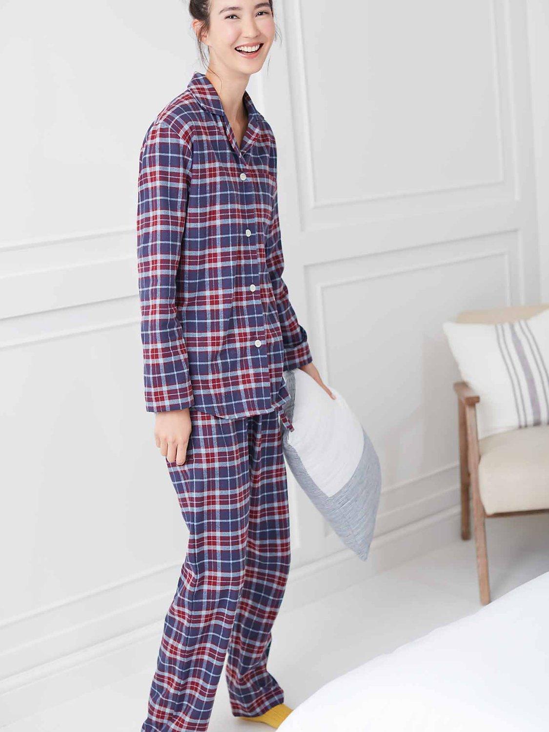 Product image 5 of 7, which shows British Boxers Tartan Brushed Cotton Pyjama Set, Arran, XS