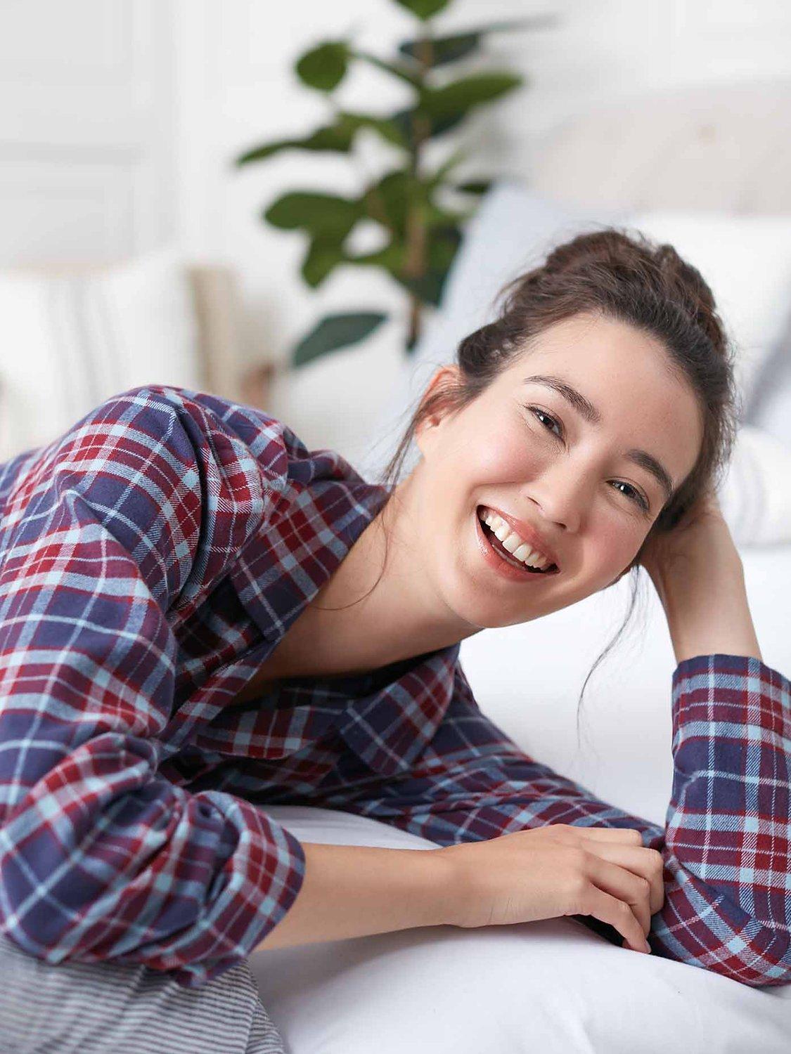 Product image 6 of 7, which shows British Boxers Tartan Brushed Cotton Pyjama Set, Arran, XS