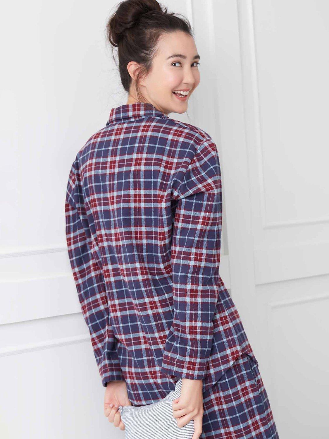 Product image 7 of 7, which shows British Boxers Tartan Brushed Cotton Pyjama Set, Arran, XS