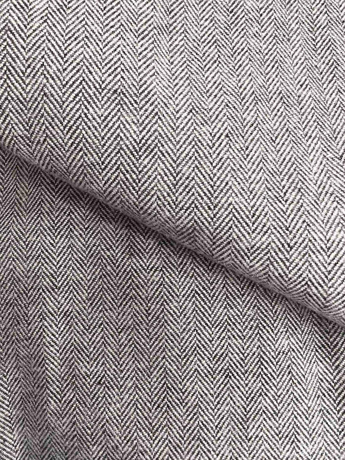 Product image 3 of 3, which shows British Boxers Herringbone Brushed Cotton Nightshirt, Whitby Jet, M