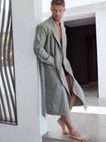 British Boxers Herringbone Brushed Cotton Dressing Gown