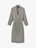British Boxers Herringbone Brushed Cotton Dressing Gown