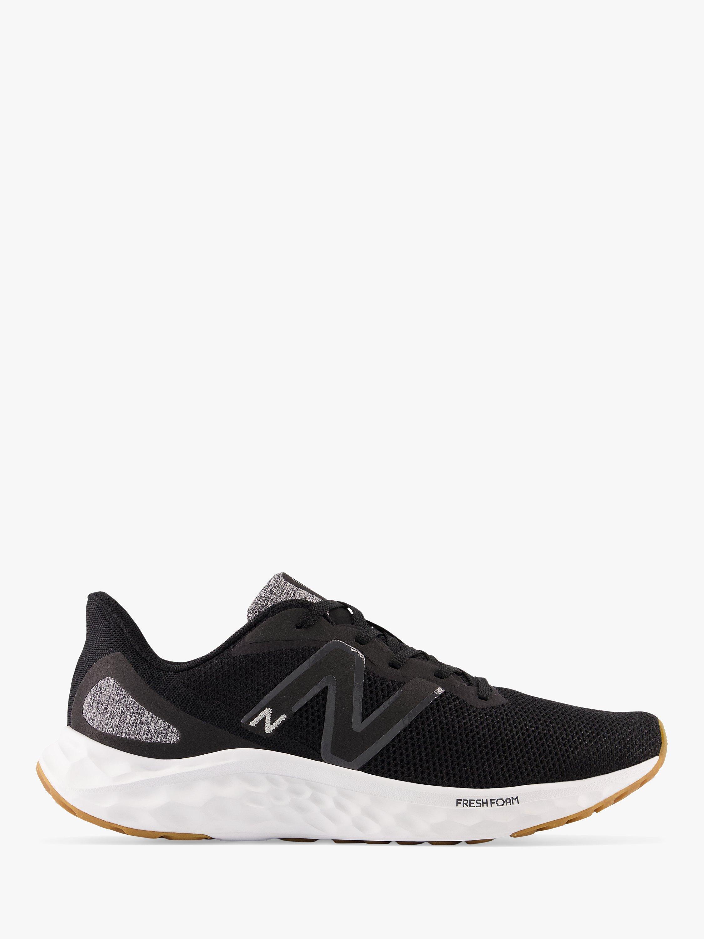 New Balance Fresh Foam Arishi v4 Men's Running Shoes, Black/Silver Metallic/Gum
