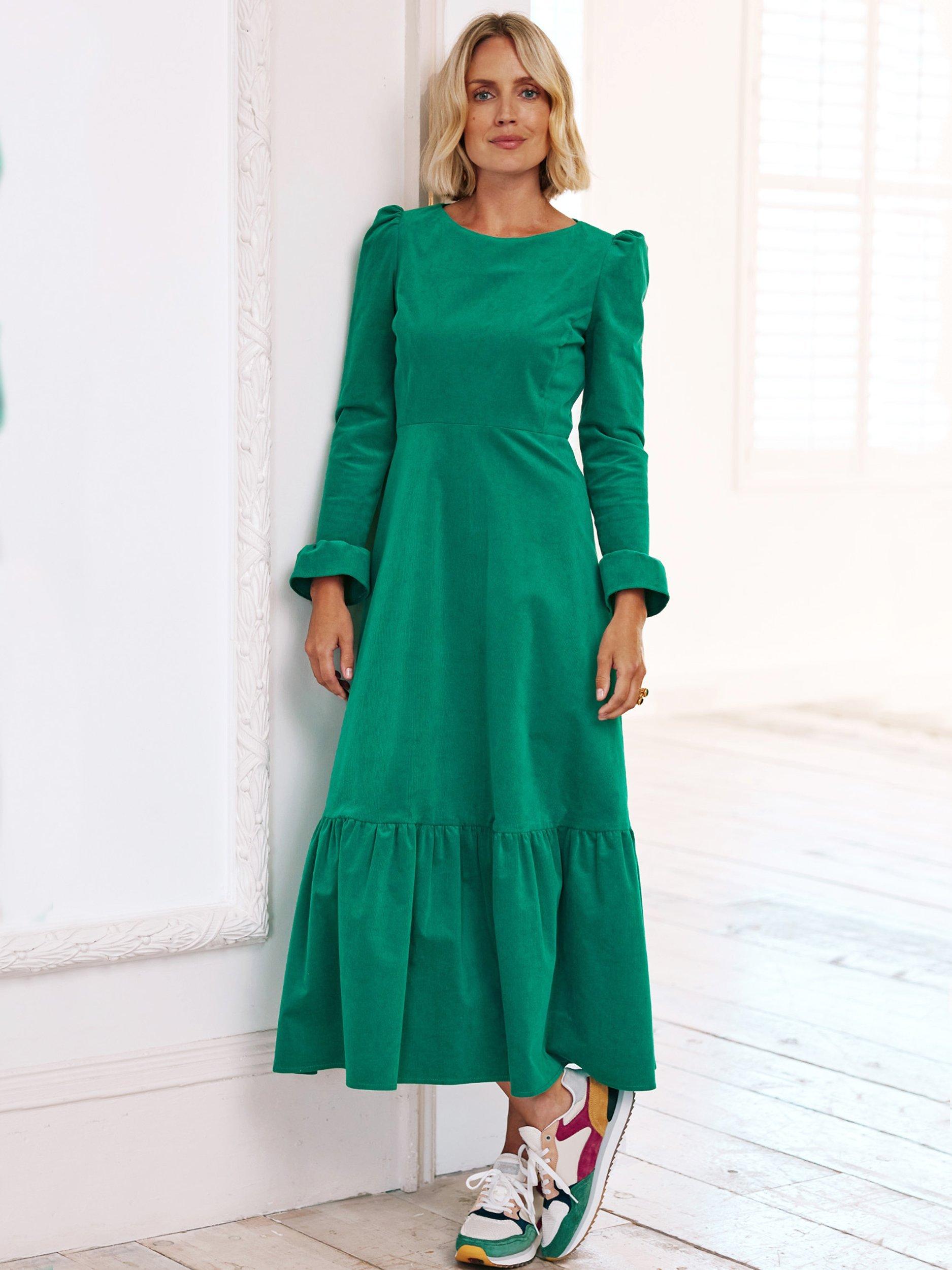 Long corduroy dress hotsell