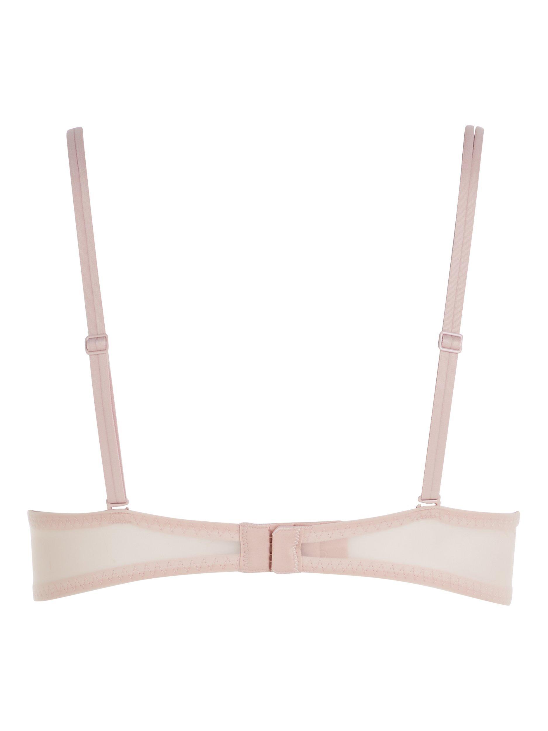 Product image 6 of 6, which shows Calvin Klein Sheer Marquisette T-Shirt Bra, Subdued, 32A