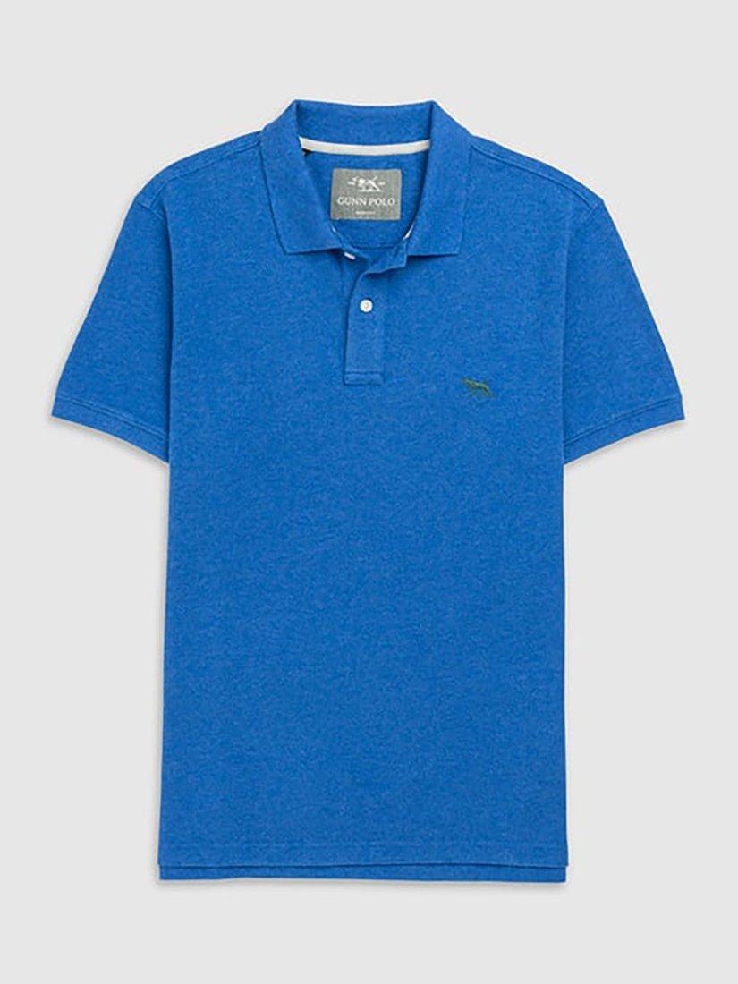 Product image 4 of 5, which shows Rodd & Gunn The Gunn Cotton Slim Fit Short Sleeve Polo Shirt, Lapis, XS