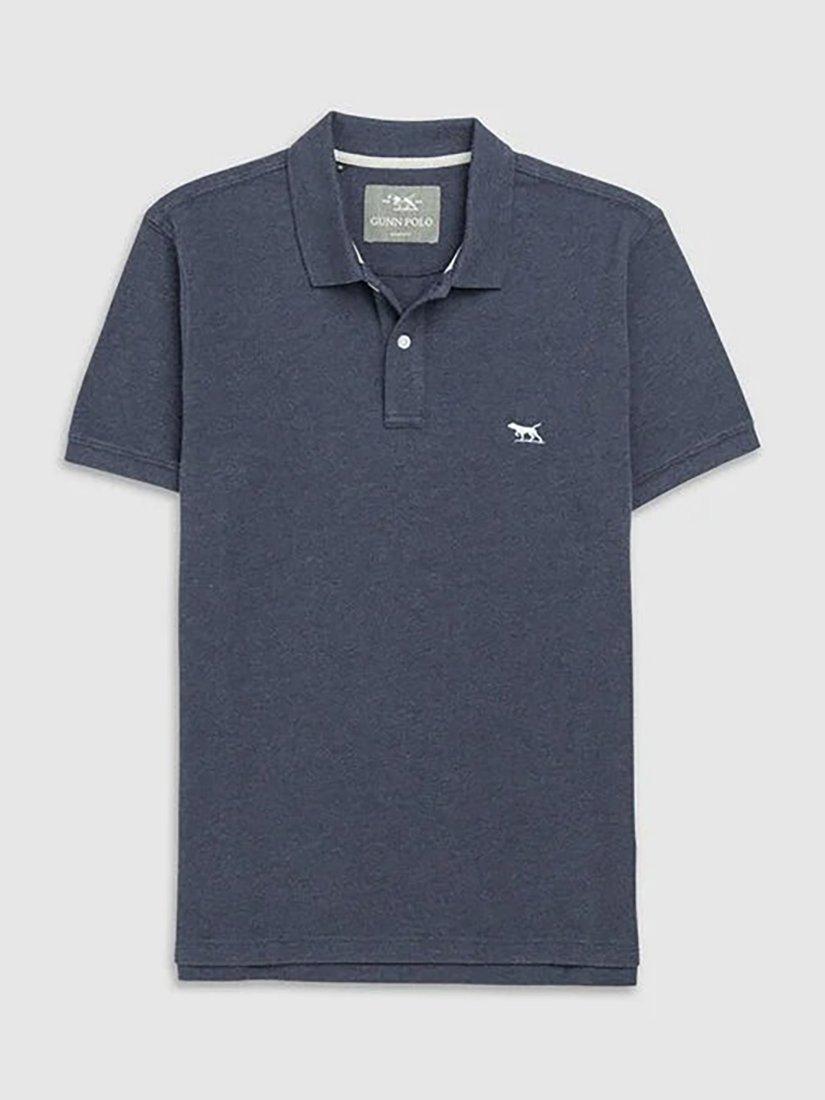 Product image 4 of 5, which shows Rodd & Gunn The Gunn Cotton Slim Fit Short Sleeve Polo Shirt, Adriatic, XS