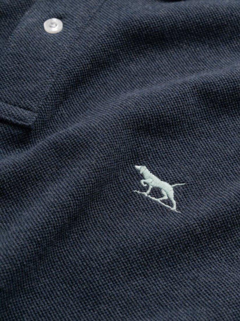 Product image 5 of 5, which shows Rodd & Gunn The Gunn Cotton Slim Fit Short Sleeve Polo Shirt, Adriatic, XS